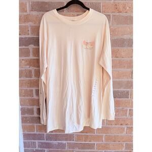 Simply Southern Wander More Womens Pink Cotton Long Sleeve T-Shirt Size XL NWT